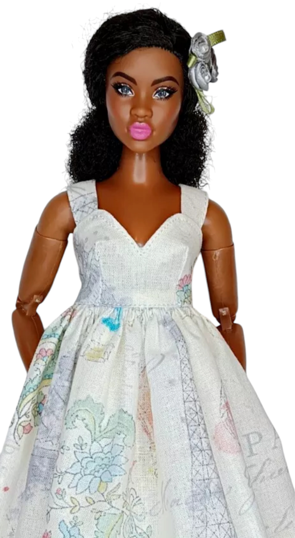 Dolls Basics Eiffel Tower Dress for Curvy Dolls