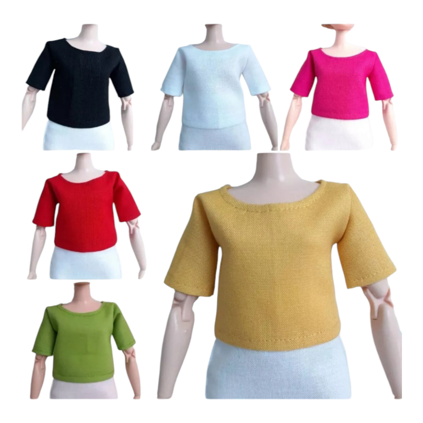 Dolls Basics Top for Curvy Fashion Dolls