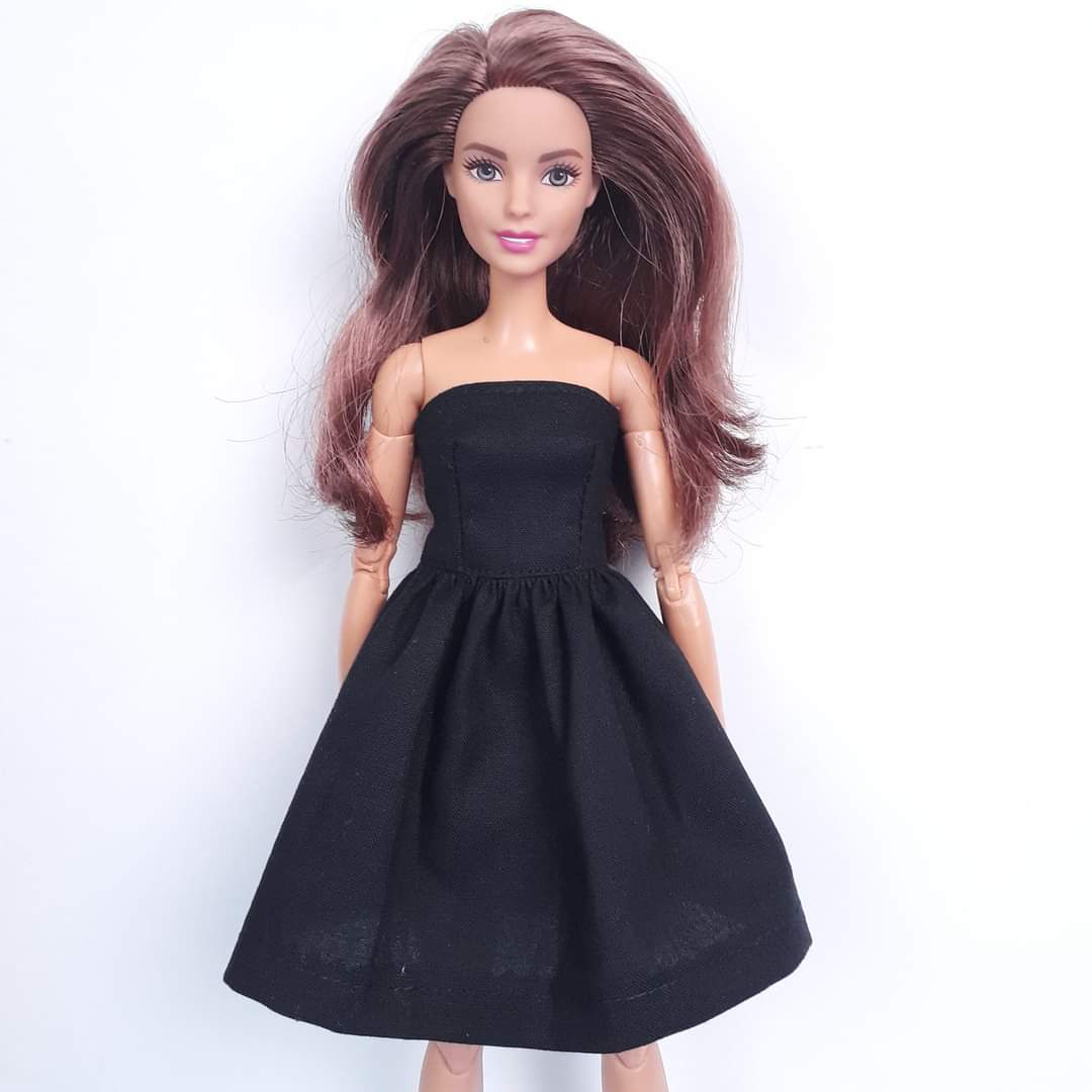 Dolls Basics Strapless dress for Regular Size Dolls 11.5-inch Fashion Dolls