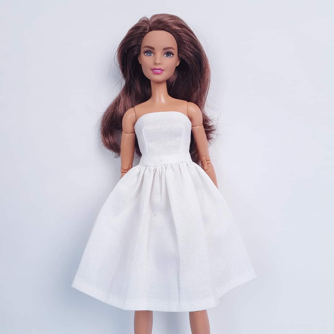 Dolls Basics Strapless dress for Regular Size Dolls 11.5-inch Fashion Dolls