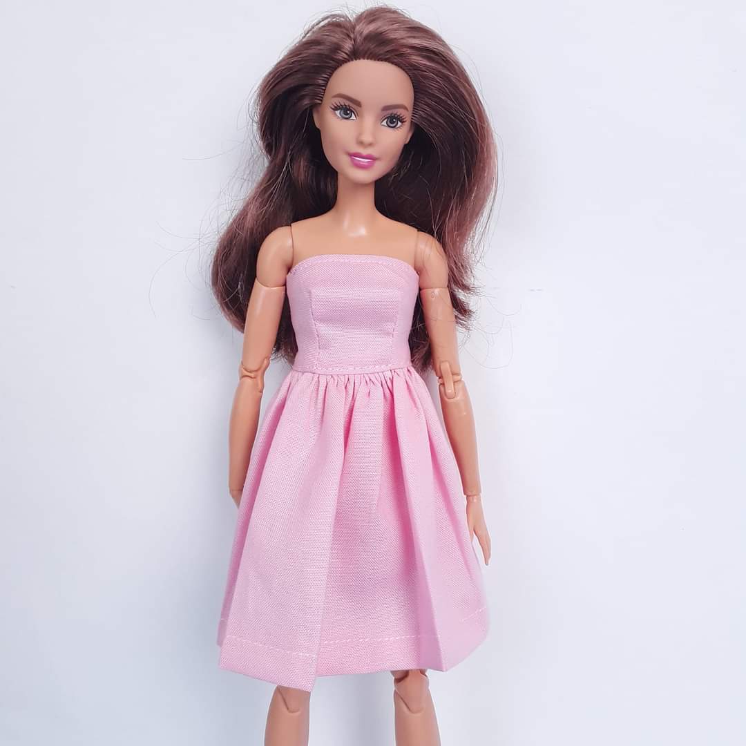 Dolls Basics Strapless dress for Regular Size Dolls 11.5-inch Fashion Dolls