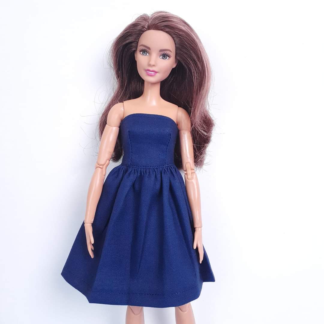 Dolls Basics Strapless dress for Regular Size Dolls 11.5-inch Fashion Dolls